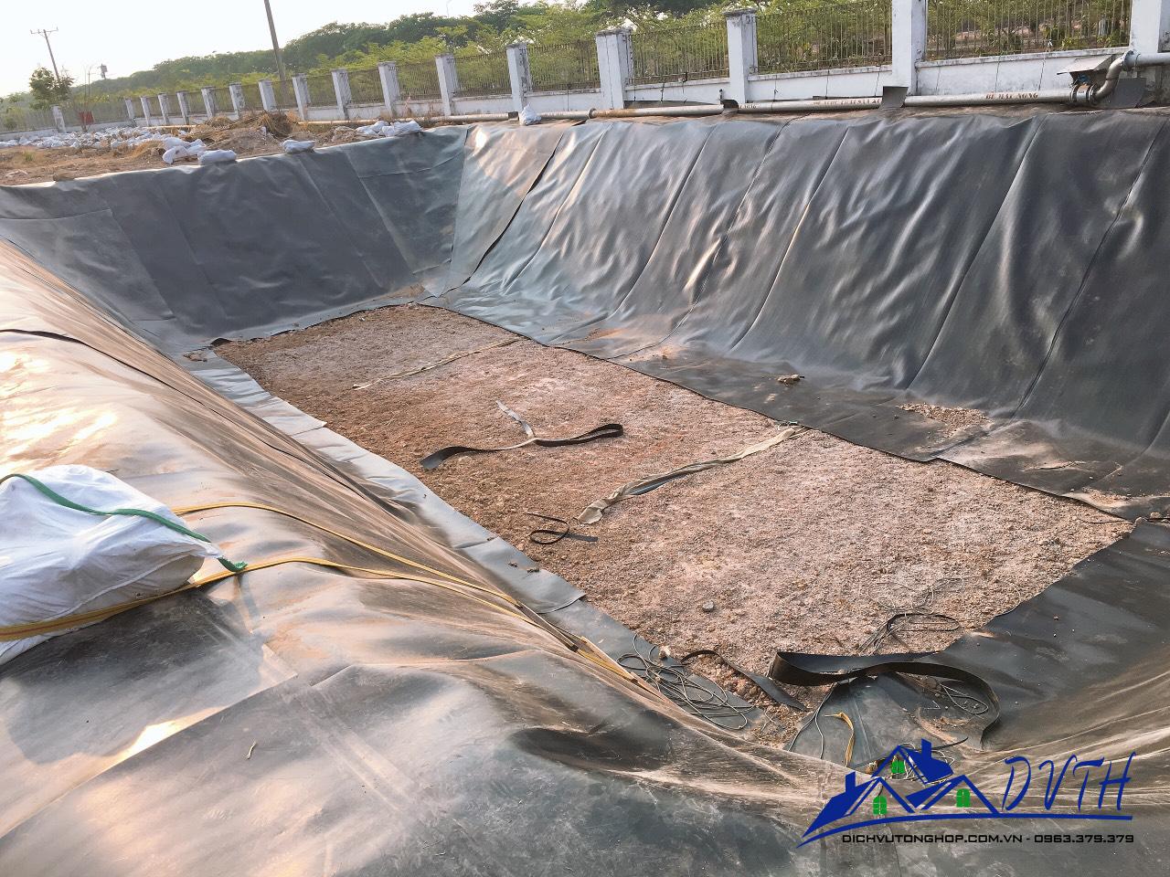 Bạt lót hồ tại Lâm Đồng